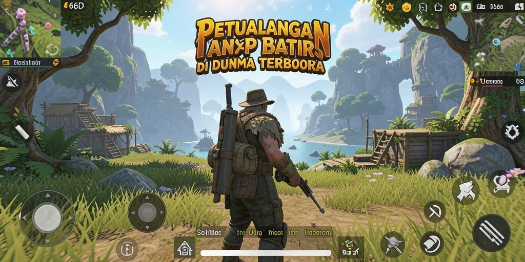 Gameplay seru di dunia terbuka 66D dengan grafis menakjubkan.