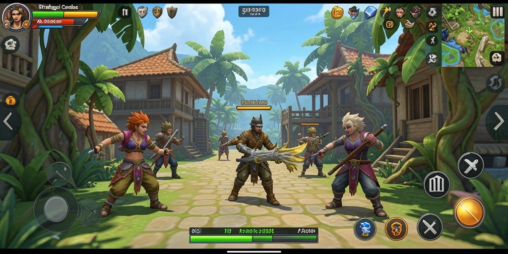 Screenshot gameplay API36 menunjukkan strategi dan taktik yang mendebarkan.