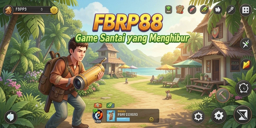 Tampilan menarik dari gameplay FBRP88 yang penuh warna.