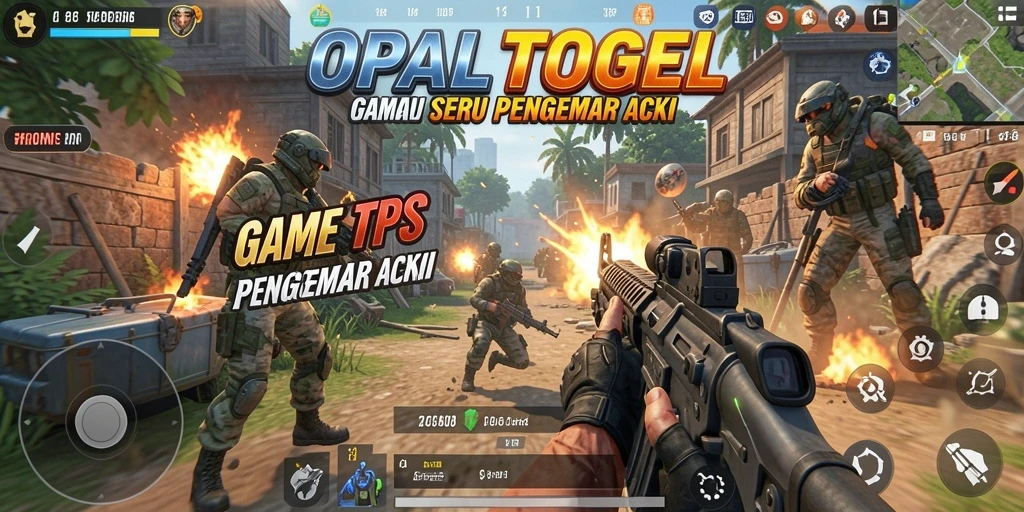 Tampilan seru dari gameplay <strong>OPALTOGEL</strong> saat beraksi dalam pertempuran TPS.