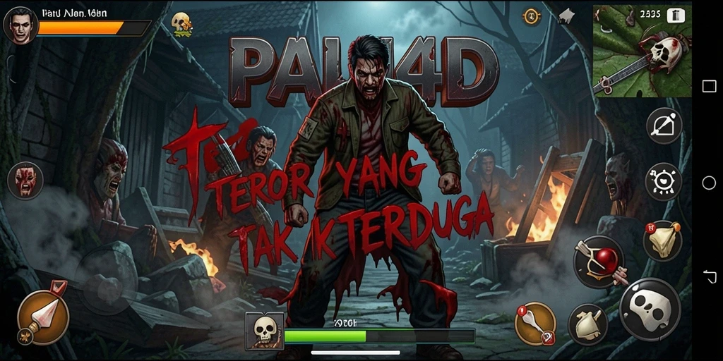 Menampilkan gameplay PALU4D yang penuh ketegangan dan kengerian.