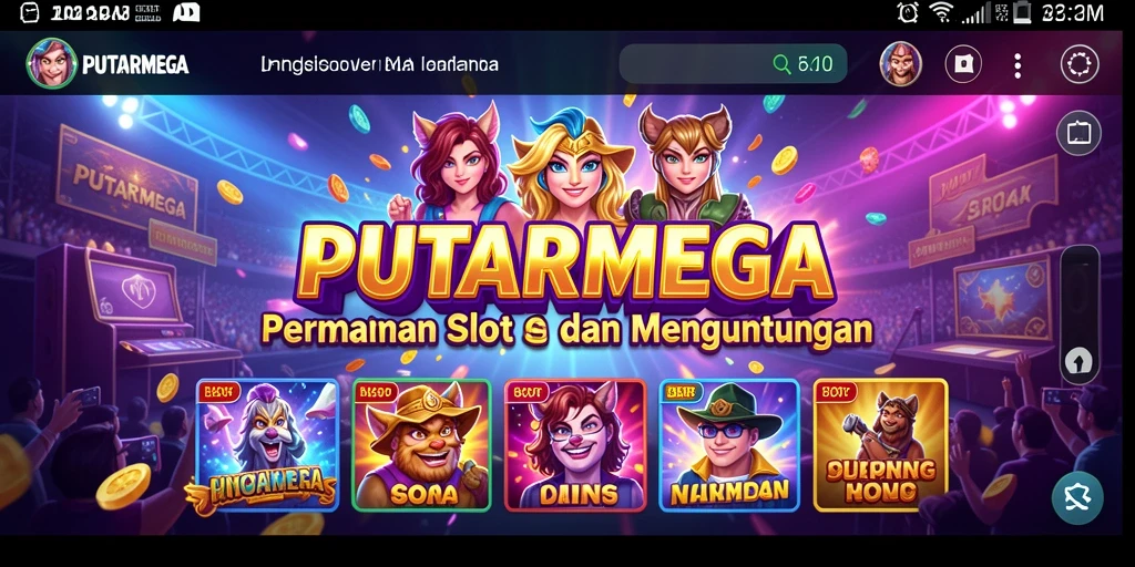Gameplay PUTARMEGA yang seru dan menguntungkan