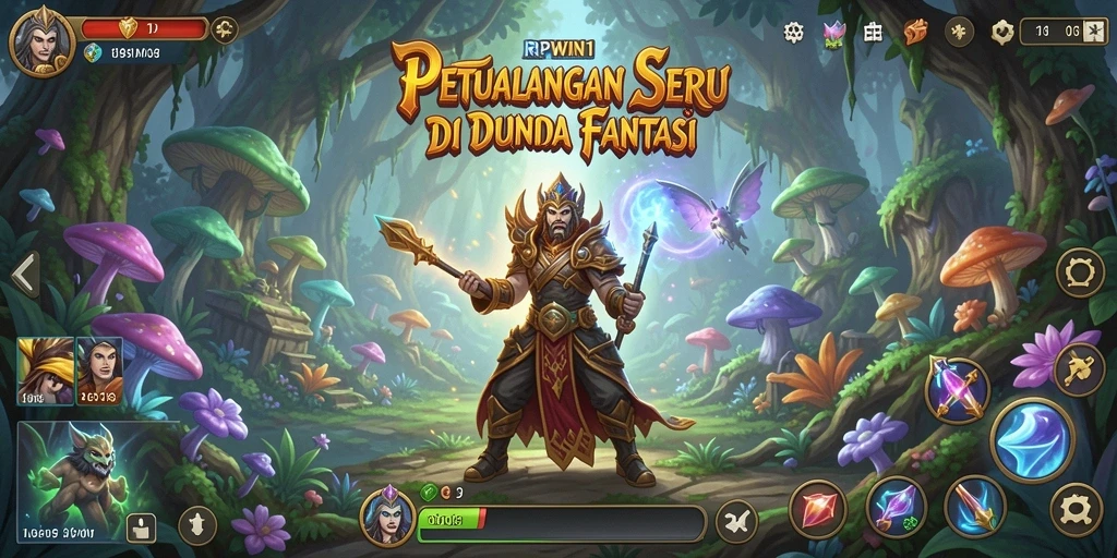 Screenshot menampilkan gameplay petualangan menegangkan di RPWIN1.