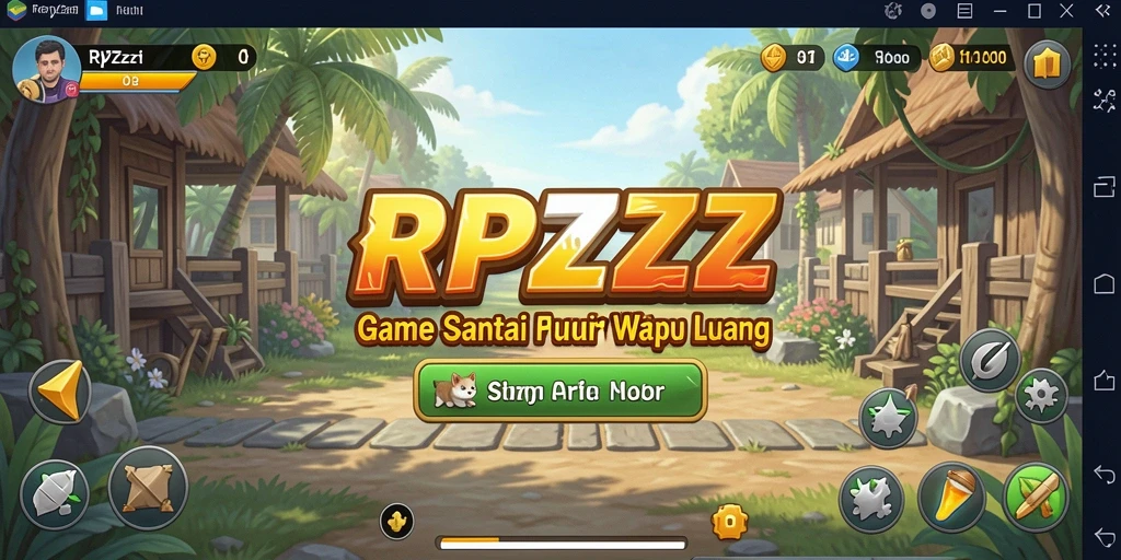 Tampilan gameplay RPZZZ yang menghibur dan menarik.
