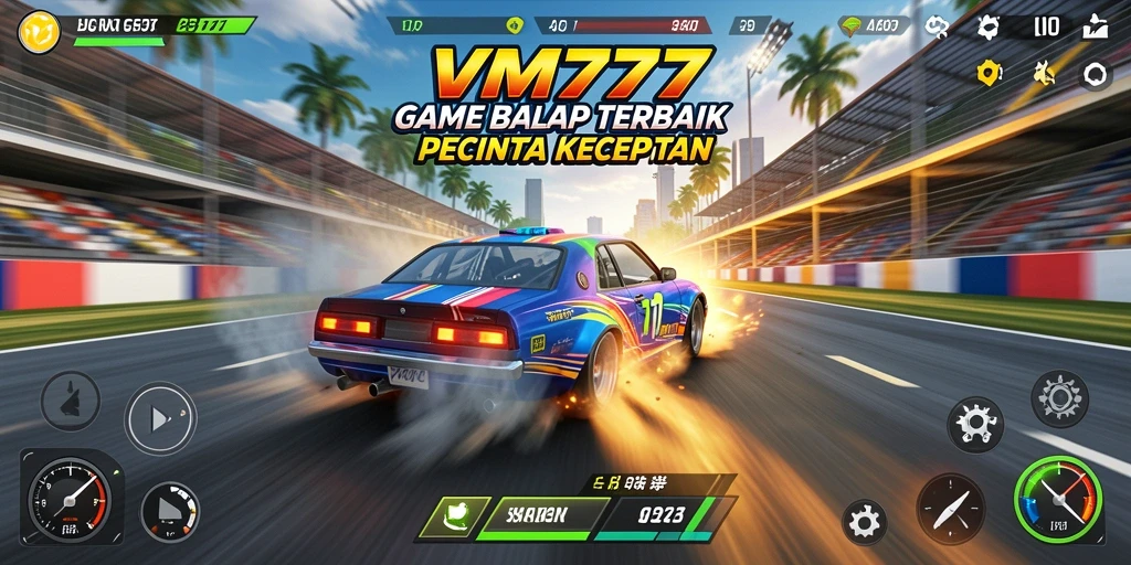 Gameplay seru dan mendebarkan di balapan VM777.